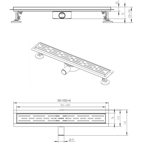 Трап Azario 50 см AZT3FT01500 - фото 8