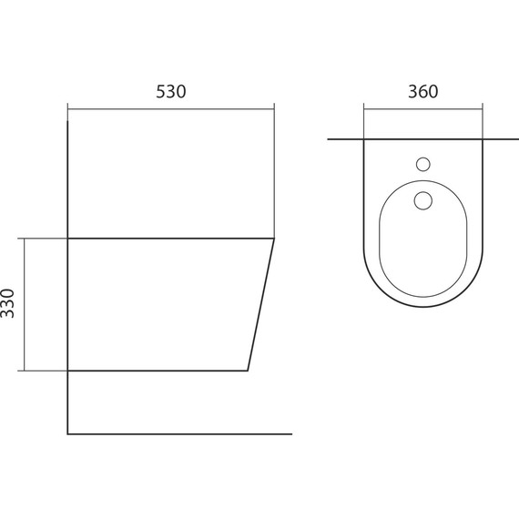Биде подвесное Aquatek Вега AQ1057-MW, белый матовый - фото 4