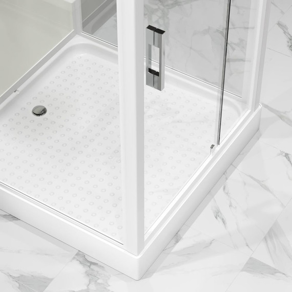 Душевая кабина Niagara Standart 100x100 см ST100/15Q/BK, белый/прозрачное - фото 5