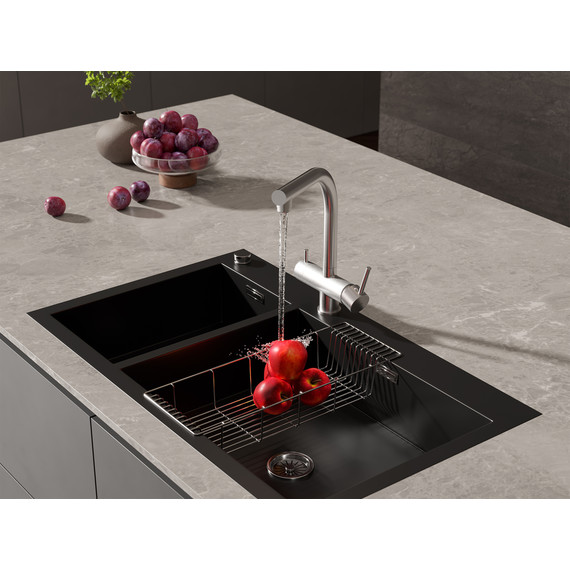 Смеситель для кухни Cersanit Crea A68224, сатин - фото 12