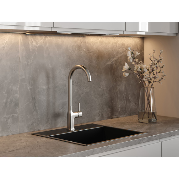 Смеситель для кухни Cersanit Elio A68260, сатин - фото 8