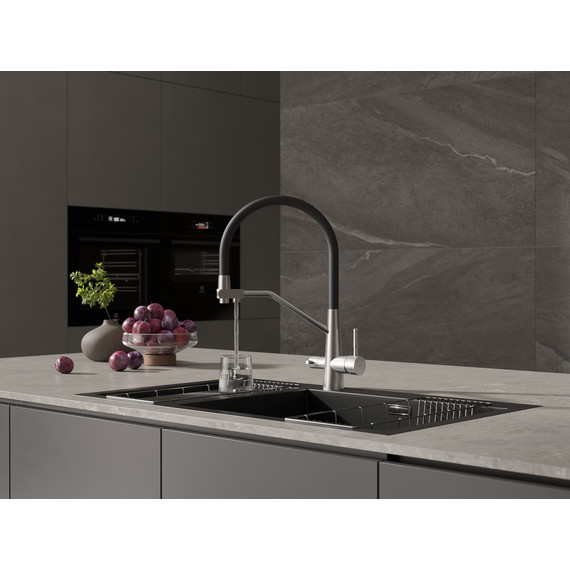 Смеситель для кухни Cersanit Vivo A64837, сатин - фото 12