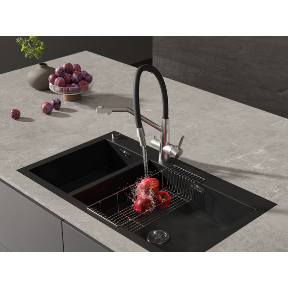 Смеситель для кухни Cersanit Vivo A64837, сатин - фото 14