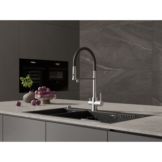 Смеситель для кухни Cersanit Zen A68259, сатин - фото 11