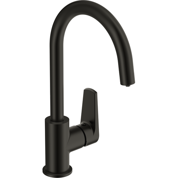 Смеситель для кухни Cersanit Moduo A68221, чёрный - фото 2