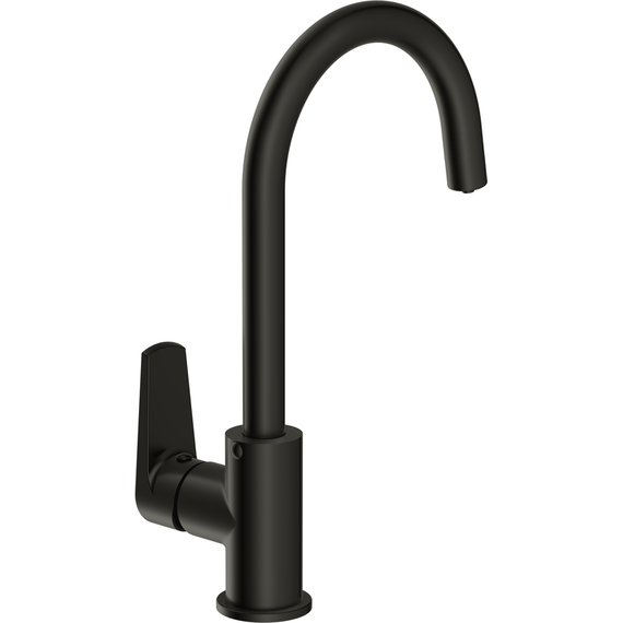 Смеситель для кухни Cersanit Moduo A68221, чёрный - фото 5