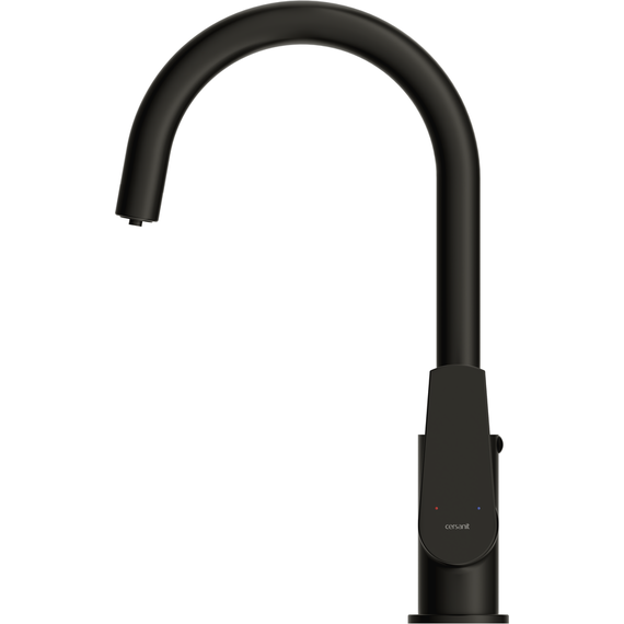 Смеситель для кухни Cersanit Moduo A68221, чёрный - фото 6