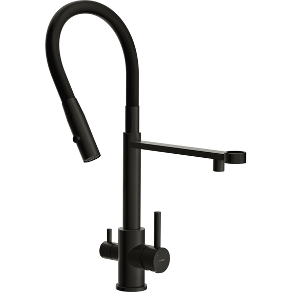 Смеситель для кухни Cersanit Zen A68250, чёрный - фото 7