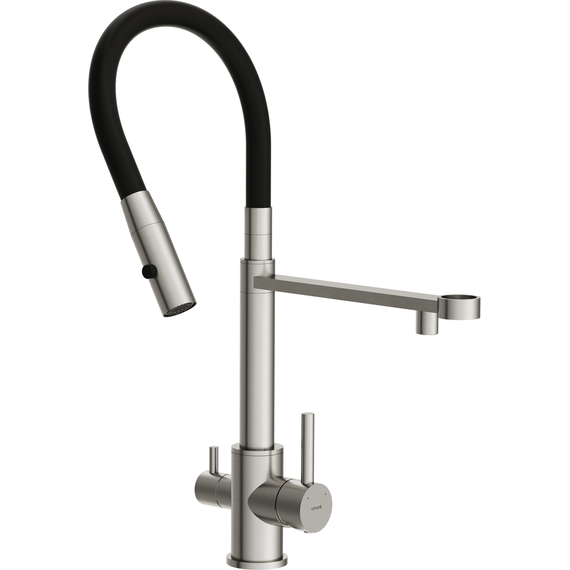 Смеситель для кухни Cersanit Zen A68259, сатин - фото 7