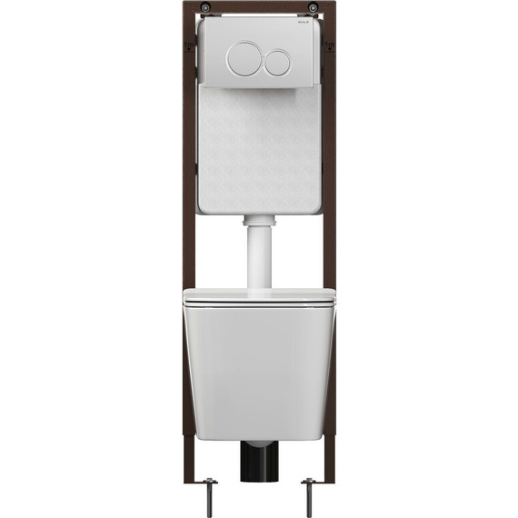 Инсталляция для подвесного унитаза Sole (узкая 360 мм) - фото 6