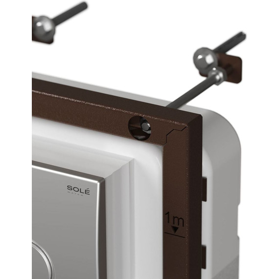 Инсталляция для подвесного унитаза Sole (узкая 360 мм) - фото 8