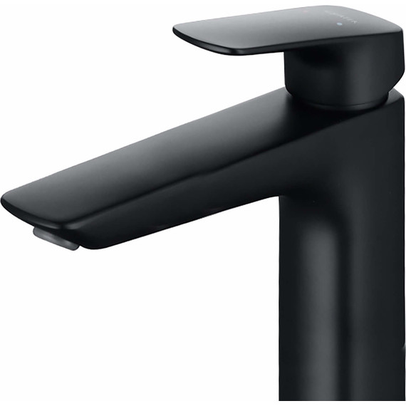 Смеситель для раковины высокий Aquatek Вега AQ1004MB, чёрный матовый, Цвет производителя: чёрный матовый - фото 2