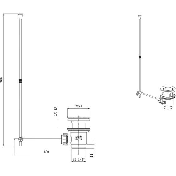 Смеситель для раковины Aquatek Вега AQ1011CR, Цвет производителя: хром - фото 15