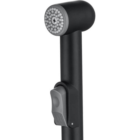 Смеситель для раковины с лейкой для биде Aquatek Вега AQ1012MB, чёрный матовый, Цвет производителя: чёрный матовый - фото 4