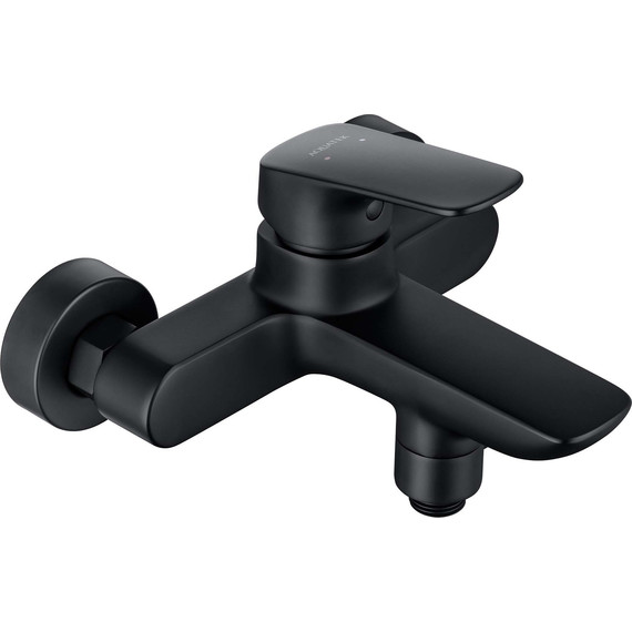 Набор смесителей 3 в 1 для ванны с коротким изливом Aquatek Вега AQ1030MB, чёрный матовый, Цвет производителя: чёрный матовый - фото 3