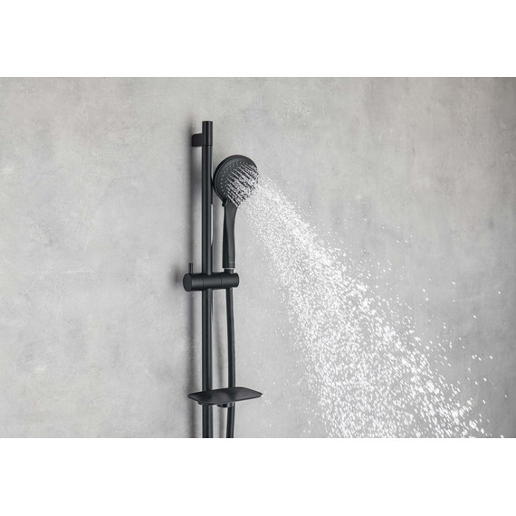 Набор смесителей 4 в 1 для душа Aquatek Вега AQ1074MB, чёрный матовый, Цвет производителя: чёрный матовый - фото 7