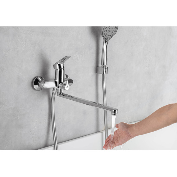 Смеситель для ванны Aquatek Вега AQ1042CR, Цвет производителя: хром - фото 9