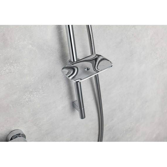 Набор смесителей 3 в 1 для душа Aquatek Вега AQ1076CR, Цвет производителя: хром - фото 7