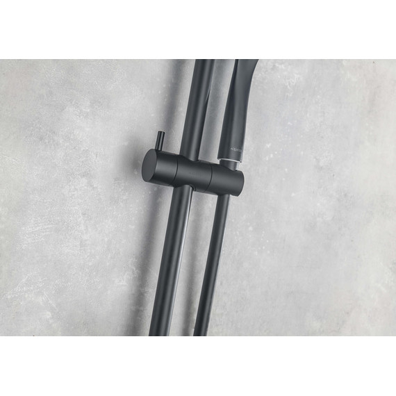 Набор смесителей 3 в 1 для ванны с коротким изливом Aquatek Вега AQ1030MB, чёрный матовый, Цвет производителя: чёрный матовый - фото 15