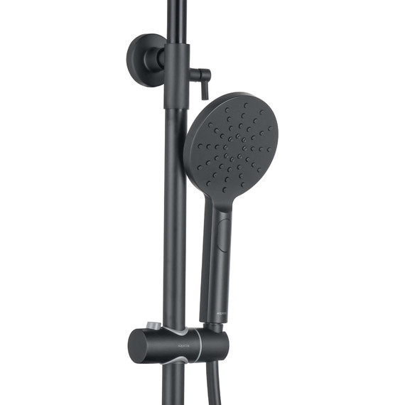 Душевая стойка Aquatek Вега AQ2040MB, чёрный матовый, Цвет производителя: чёрный матовый - фото 4