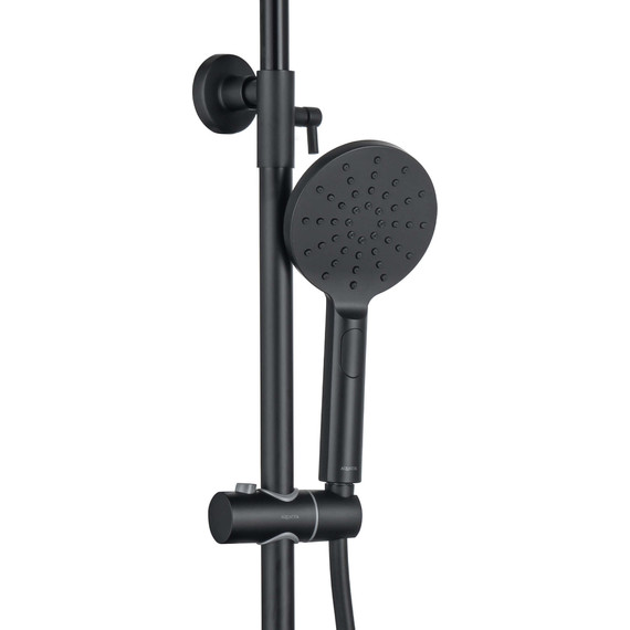 Душевая стойка Aquatek Вега AQ2046MB, чёрный матовый, Цвет производителя: чёрный матовый - фото 4