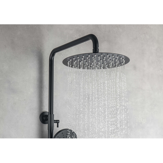 Душевая стойка Aquatek Вега AQ2046MB, чёрный матовый, Цвет производителя: чёрный матовый - фото 19