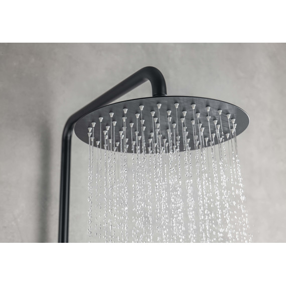 Душевая стойка Aquatek Вега AQ2046MB, чёрный матовый, Цвет производителя: чёрный матовый - фото 21