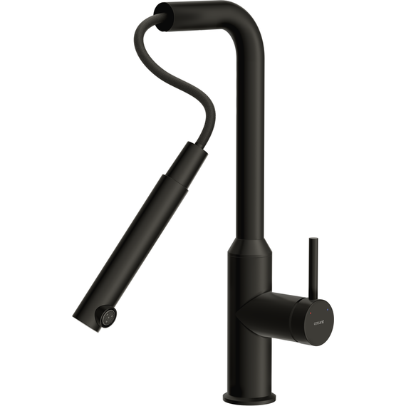 Смеситель для кухни Cersanit Flavis A68240, чёрный - фото 7