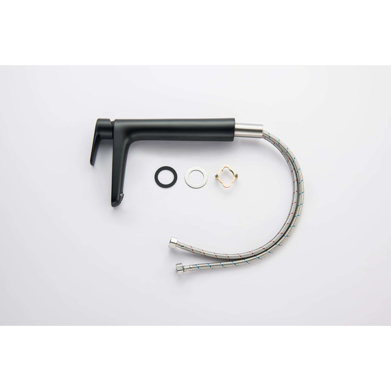 Смеситель для раковины высокий Aquatek Бетта AQ1104MB, чёрный матовый, Цвет производителя: чёрный матовый - фото 9