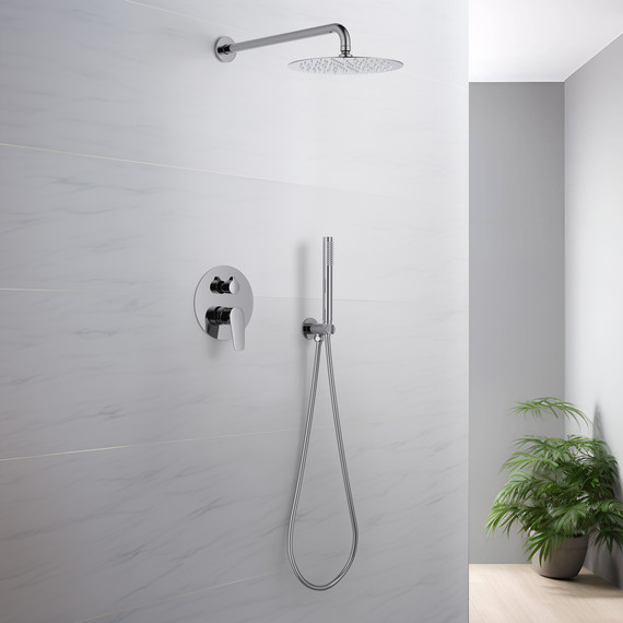 Душевая система для душа Aquatek Бетта AQ1172CR (со скрытой частью), Цвет производителя: хром - фото 6