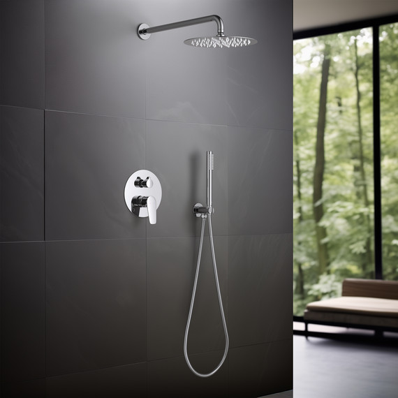 Душевая система для душа Aquatek Бетта AQ1172CR (со скрытой частью), Цвет производителя: хром - фото 11