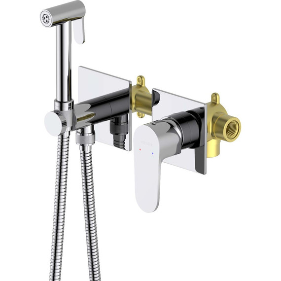 Набор для гигиенического душа Aquatek Оберон AQ1220CR (со скрытой частью) - фото 4