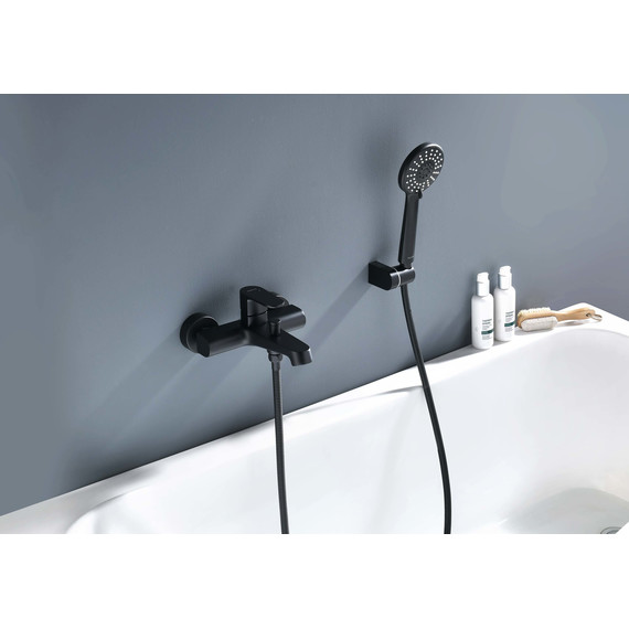 Смеситель для ванны Aquatek Оберон AQ1249MB, чёрный матовый, Цвет производителя: чёрный матовый - фото 14