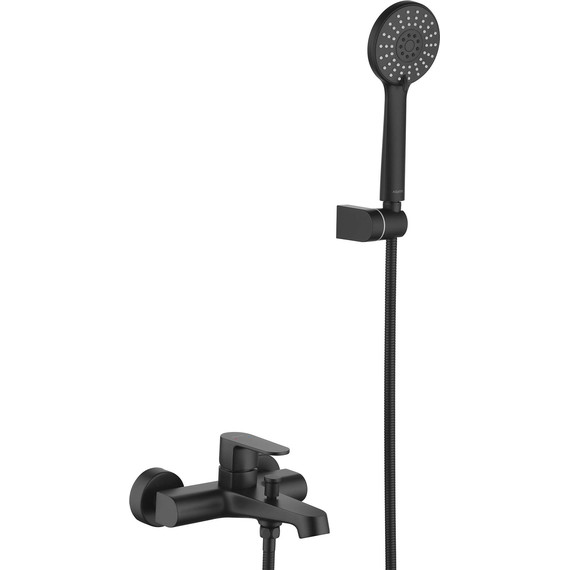 Смеситель для ванны Aquatek Оберон AQ1249MB, чёрный матовый, Цвет производителя: чёрный матовый - фото 2