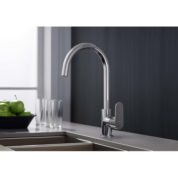 Смеситель для кухни Aquatek Оберон AQ1282CR, Цвет производителя: хром - фото 5