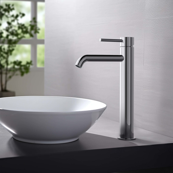 Смеситель для раковины высокий Aquatek Европа AQ1304CR, Цвет производителя: хром - фото 3