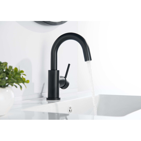 Смеситель для раковины Aquatek Европа AQ1307MB, чёрный матовый, Цвет производителя: чёрный матовый - фото 3