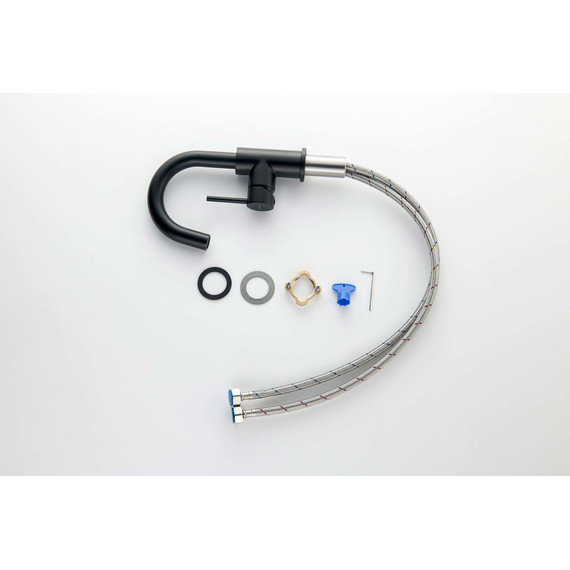 Смеситель для раковины Aquatek Европа AQ1307MB, чёрный матовый, Цвет производителя: чёрный матовый - фото 4