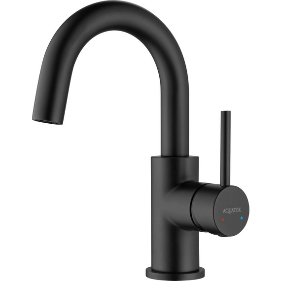 Смеситель для раковины Aquatek Европа AQ1307MB, чёрный матовый, Цвет производителя: чёрный матовый - фото 8