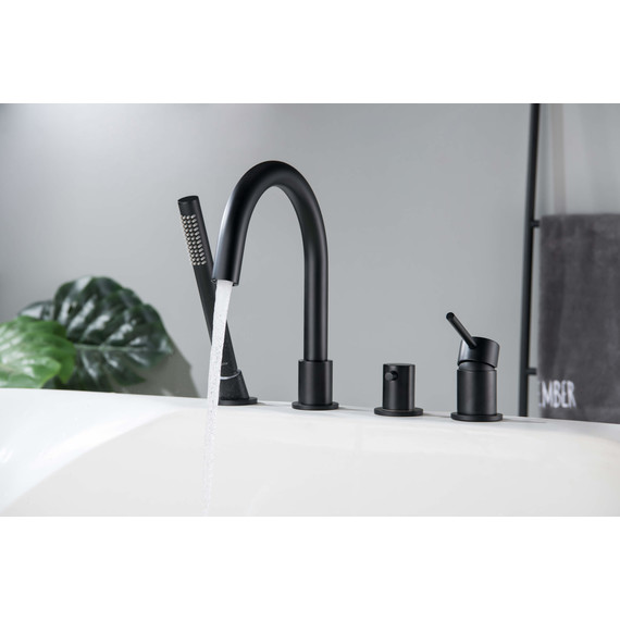 Смеситель для ванны Aquatek Европа AQ1348MB, чёрный матовый, Цвет производителя: чёрный матовый - фото 8