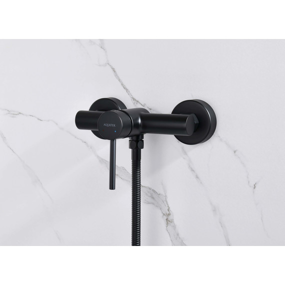 Смеситель для душа Aquatek Европа AQ1360MB, чёрный матовый, Цвет производителя: чёрный матовый - фото 5