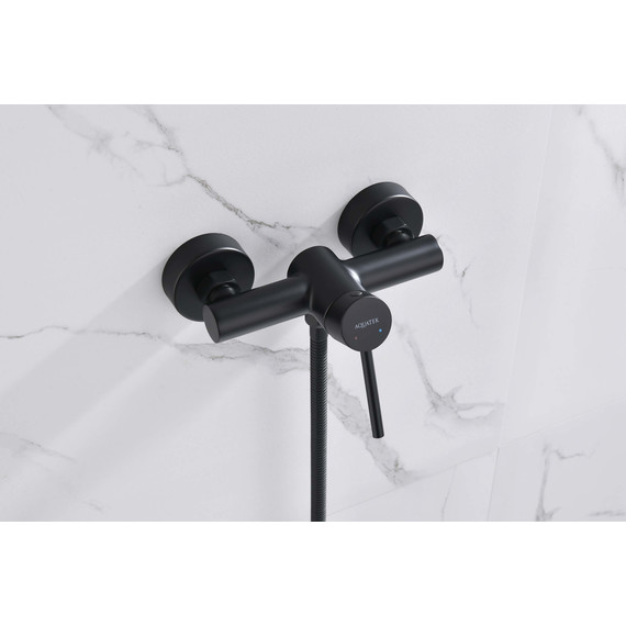 Смеситель для душа Aquatek Европа AQ1360MB, чёрный матовый, Цвет производителя: чёрный матовый - фото 2