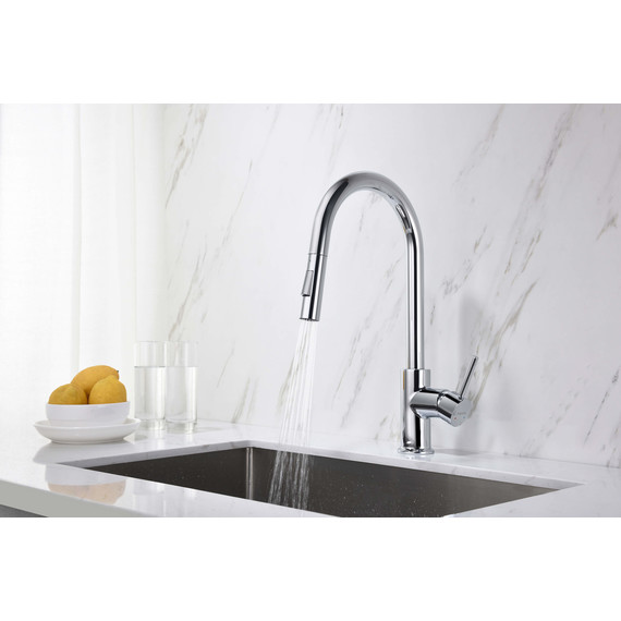 Смеситель для кухни Aquatek Европа AQ1384CR, Цвет производителя: хром - фото 4