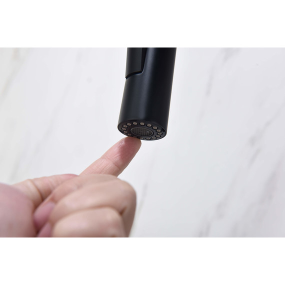 Смеситель для кухни Aquatek Европа AQ1384MB, чёрный матовый, Цвет производителя: чёрный матовый - фото 9