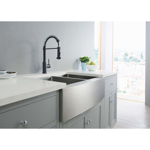 Смеситель для кухни Aquatek Европа AQ1387MB, чёрный матовый, Цвет производителя: чёрный матовый - фото 2