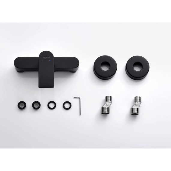 Смеситель для душа Aquatek Лира AQ1460MB, чёрный матовый, Цвет производителя: чёрный матовый - фото 4