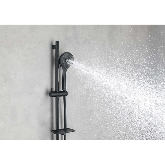 Ручной душ Aquatek Вега AQ2003MB, чёрный матовый - фото 7