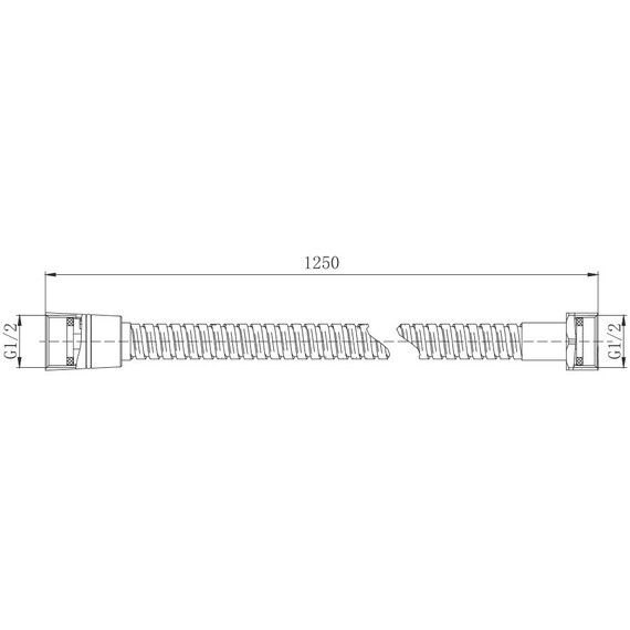 Душевой шланг Aquatek  AQ2100MB, чёрный матовый - фото 5