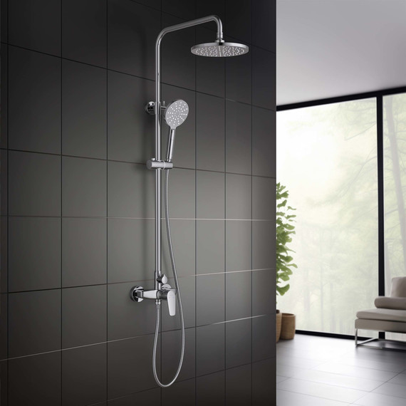 Душевая стойка Aquatek Бетта AQ2160CR, Цвет производителя: хром - фото 4