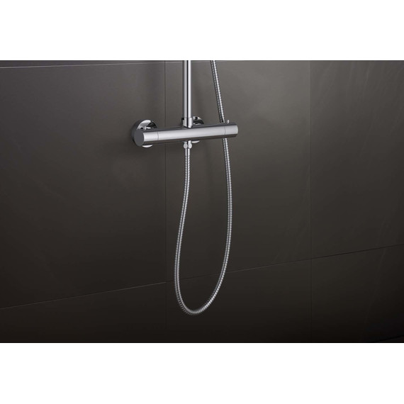 Душевая стойка с термостатом Aquatek Европа AQ2343CR, Цвет производителя: хром - фото 6